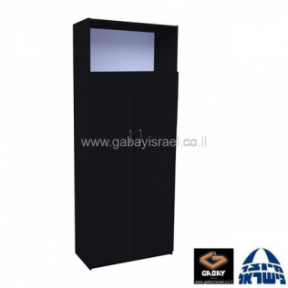 כוננית קלסרים 205X40 + דלתות 160 ס