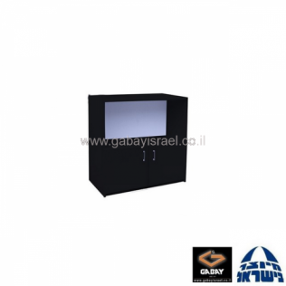 כוננית 85X80 + דלתות 40 ס