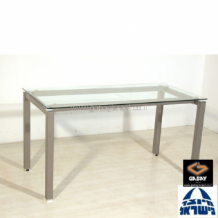 ROTEM שולחן כתיבה משרדי זכוכית שקופה מחוסמת