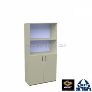 כוננית 165X80 + דלתות 120 ס
