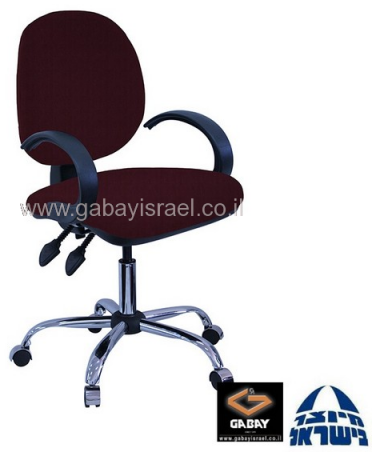 כסא מחשב כסא מחשב בריפוד בורדו תוצרת גבאי ישראל