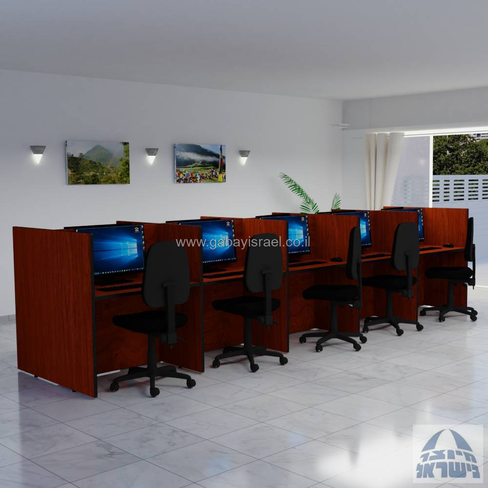 עמדת טלמרקטינג ל 10 עובדים - דו צדדית הכל 28 מ''מ