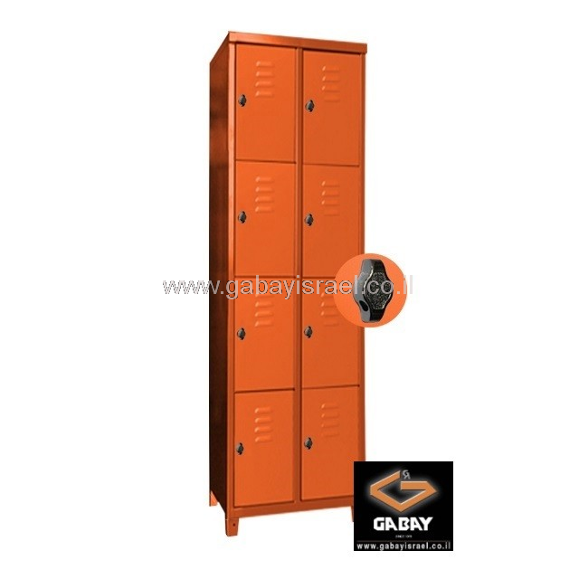 ארון לוקרים (הלבשה) ממתכת  8 תאים 2X4