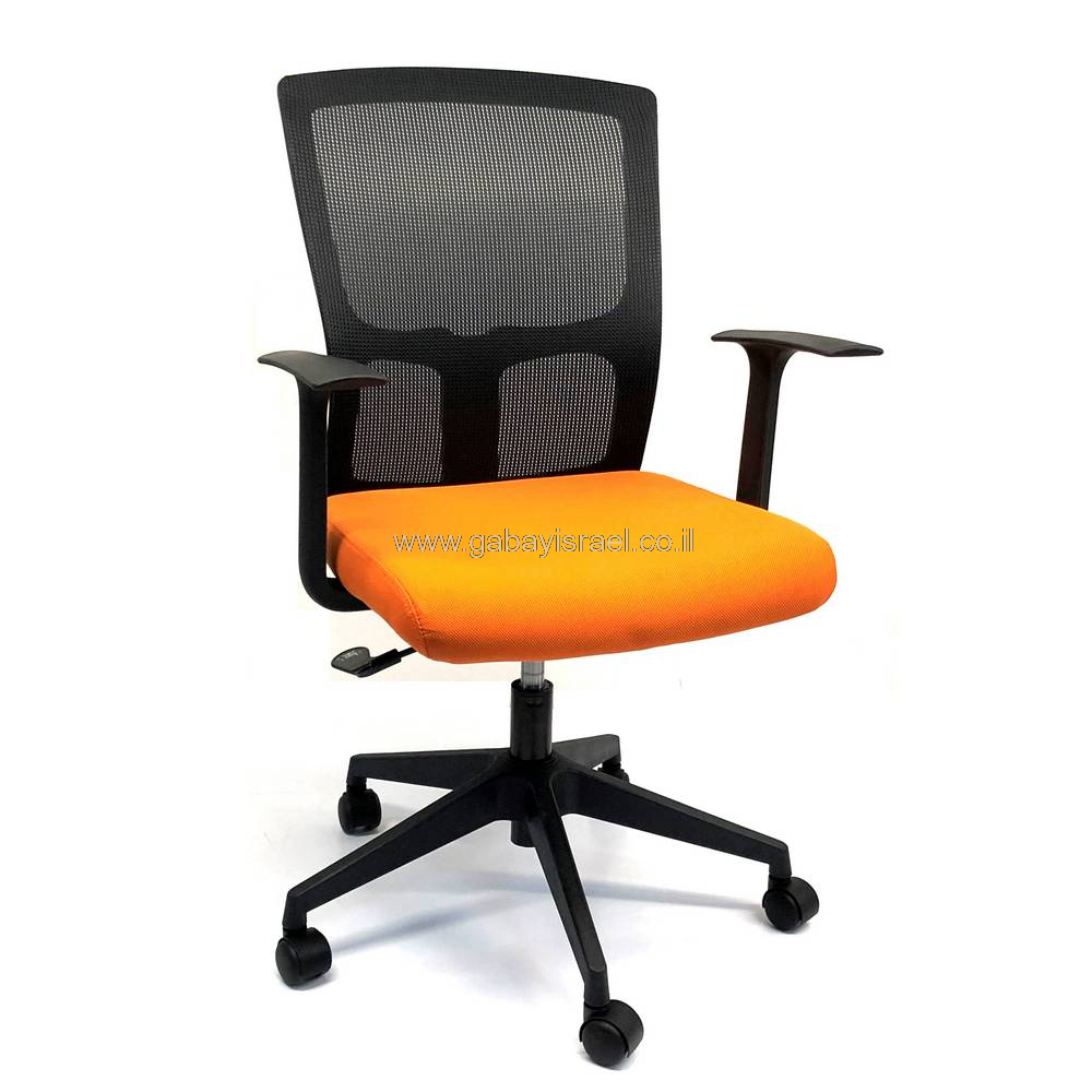 כסא משרדי למזכירה דגם ארגוטק כולל ידיות 
