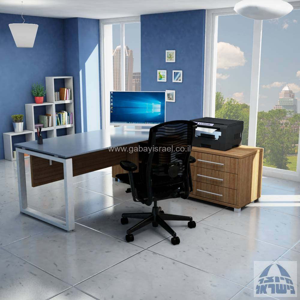 מערכת מנהלים יוקרתית דגם Window זכוכית אפורה 