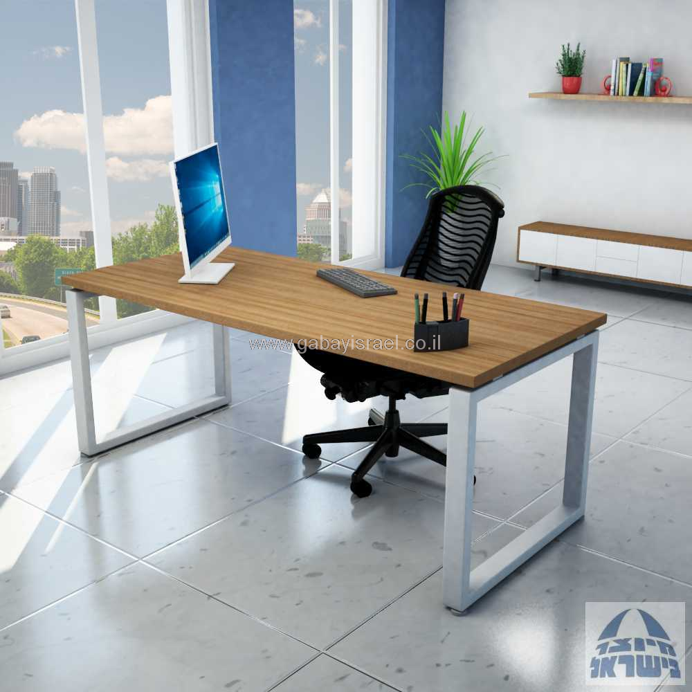 WINDOW- שולחן כתיבה משרדי ללא מסתור 