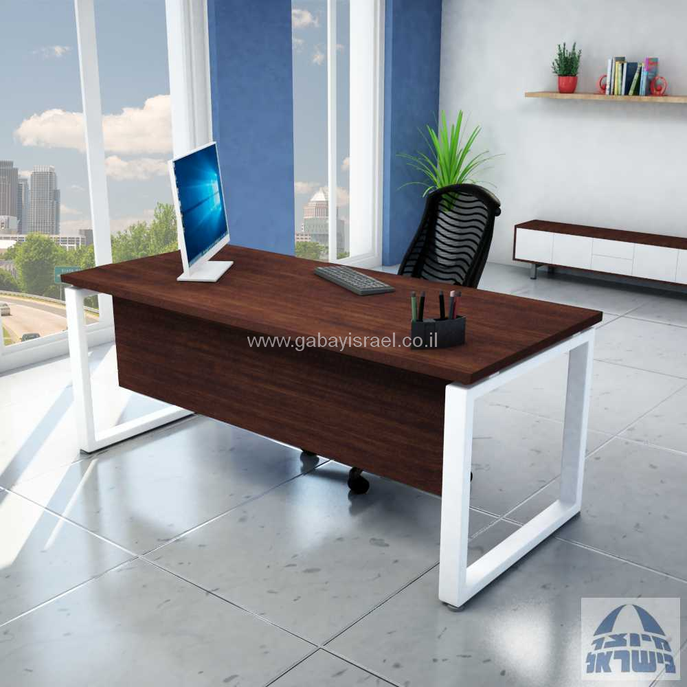  שולחן כתיבה יוקרתי דגם WINDOW כולל מסתור עץ