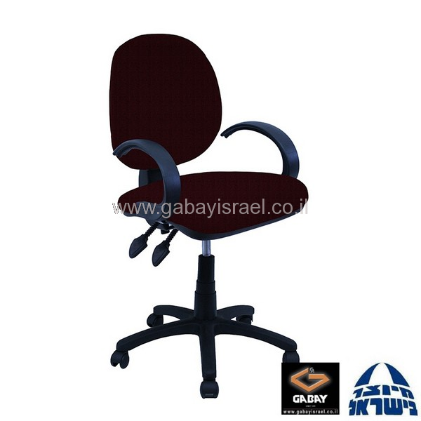כסא מזכירה מורן עם ידיות סהר