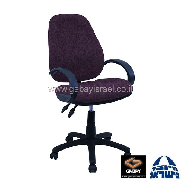  כסא מזכירה דגם גל +ידיות סהר מיוצר על ידי רהיטי גבאי בחולון