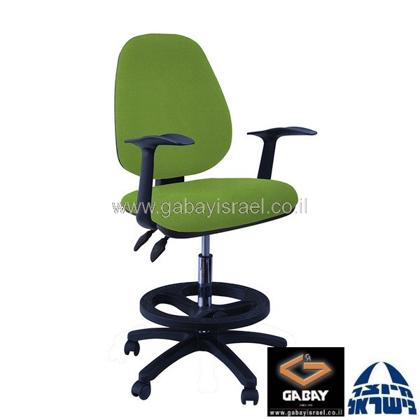 כסא שרטט  דגם טופז עם ידיות ארגונומיות