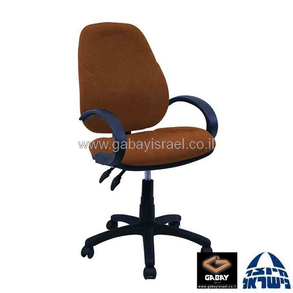  כסא מזכירה דגם גל +ידיות סהר מיוצר על ידי רהיטי גבאי בחולון