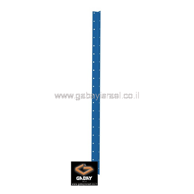 עמוד מתכת לחיבור מדפי סופר סלוט