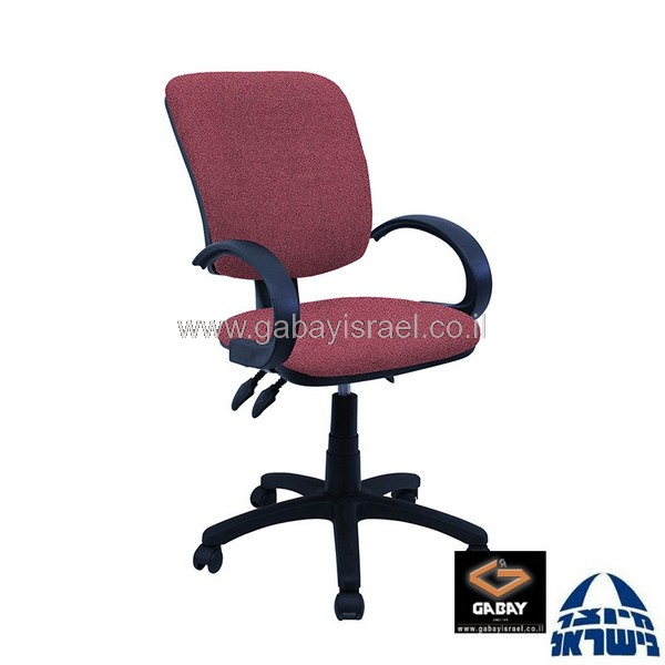 כסא משרדי דגם אופיר עם ידיות סהר