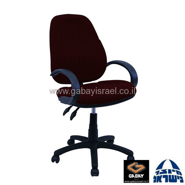 כסא מזכירה דגם גל +ידיות סהר מיוצר על ידי רהיטי גבאי בחולון