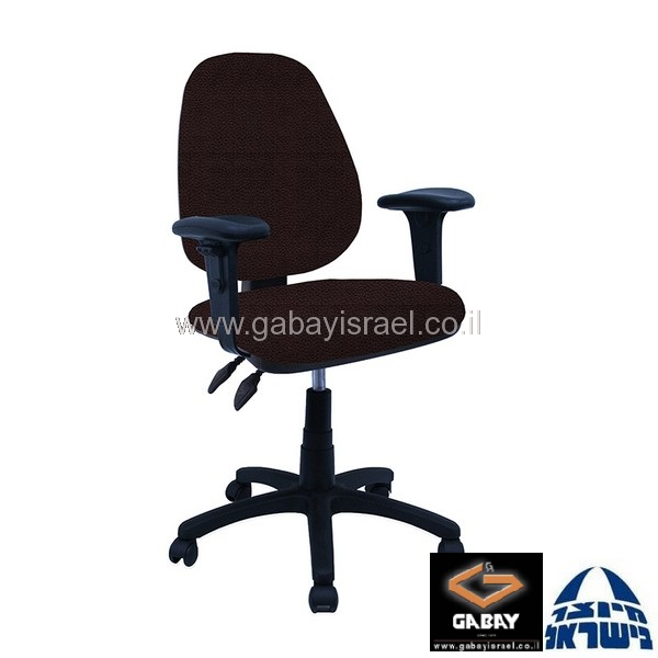 כסא מזכירה דגם טופז עם ידיות מתכווננות