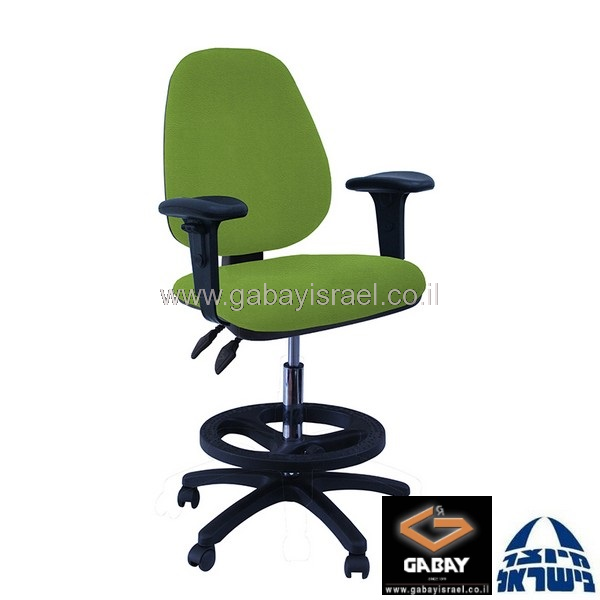 כסא שרטט  דגם טופז עם ידיות מתכווננות