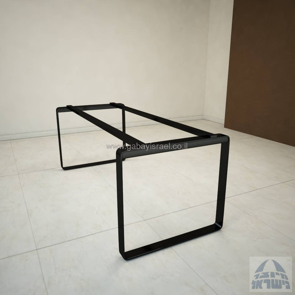 קיט רגלי מתכת לשולחן כתיבה משרדי  דגם  NIRO בצבע כסוף