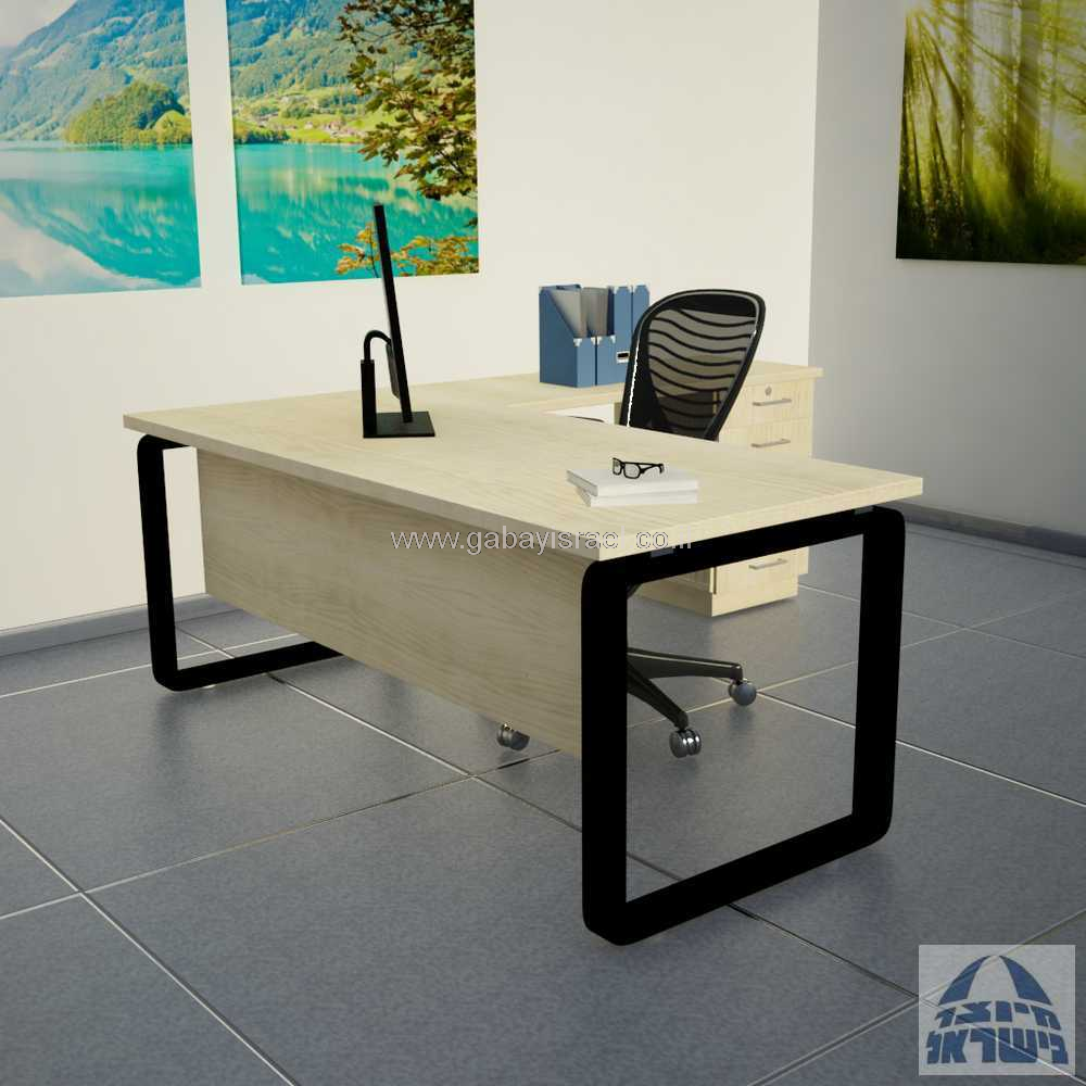 שולחן כתיבה משרדי דגם Rondo עם שלוחת מגירות