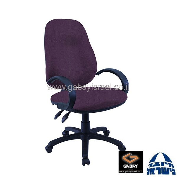 כסא מזכירה דגם גליה עם ידיות סהר