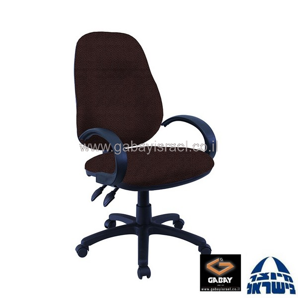 כסא מזכירה דגם גליה עם ידיות סהר