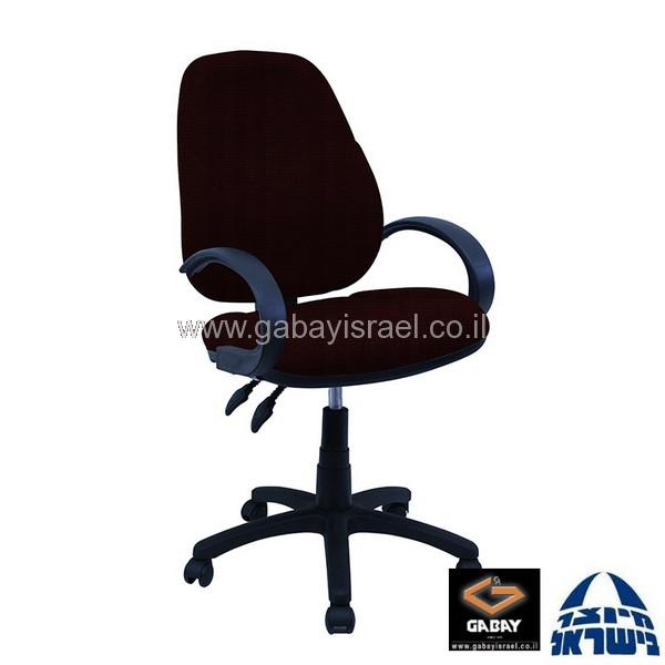  כסא מזכירה דגם גל +ידיות סהר מיוצר על ידי רהיטי גבאי בחולון